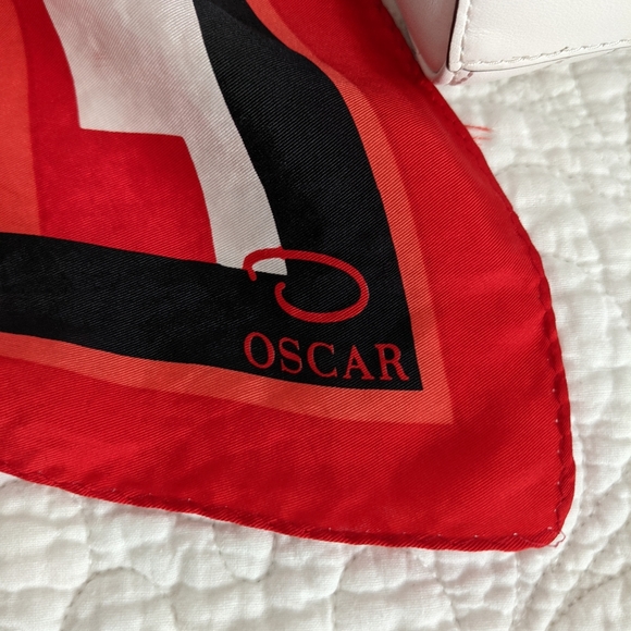 Oscar De La Renta Silk Scarf - Picture 4 of 5
